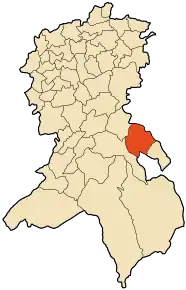 Poziția localității Tafissour