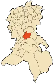 Poziția localității Telagh