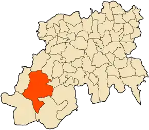 Poziția localității Aziz