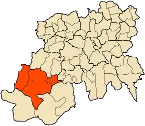 Poziția localității Aziz