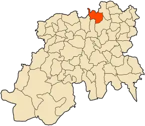 Poziția localității Baata