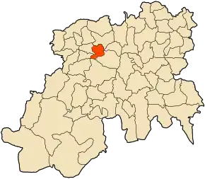 Poziția localității Benchicao