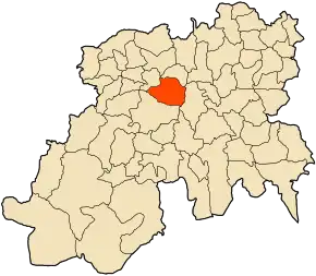 Poziția localității Berrouaghia