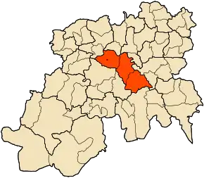 Poziția localității Berrouaghia