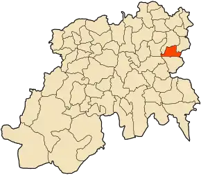 Poziția localității Bir Ben Laabed