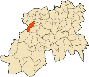 Poziția localității Bouaichoune