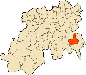 Poziția localității Chellalat El Adhaoura