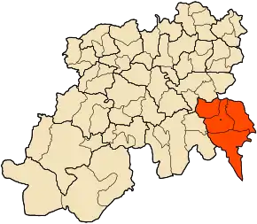 Poziția localității Chellalat El Adhaoura