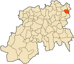 Poziția localității El Azizia