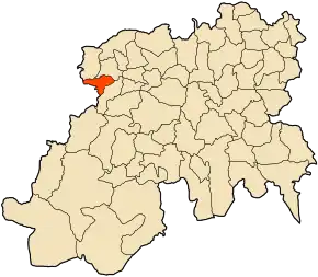 Poziția localității Hannacha