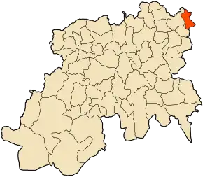 Poziția localității Maghraoua