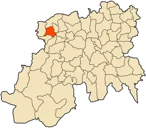 Poziția localității Oued Harbil