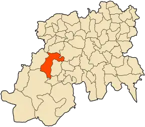 Poziția localității Ouled Antar