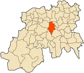 Poziția localității Ouled Deide