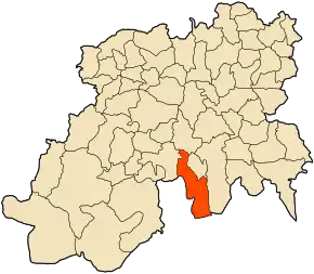 Poziția localității Ouled Maaref