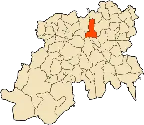 Poziția localității Sidi Naamane