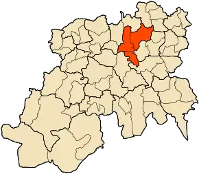 Poziția localității Sidi Naamane