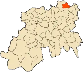 Poziția localității Tablat