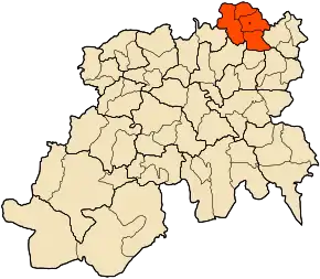 Poziția localității Tablat