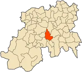 Poziția localității Tlatet Eddouar