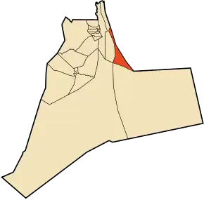 Poziția localității Benaceur