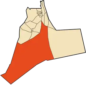 Θέση του Χάσι Μεσαούντ στην επαρχία Ουάργκλα