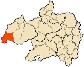 Poziția localității Ben Daoud