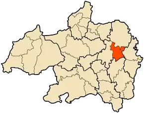 Poziția localității Bir Kasd Ali