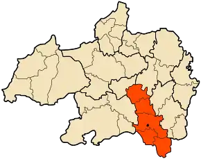 Poziția localității Bordj Ghedir