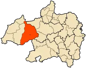 Poziția localității Mansoura