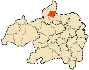 Poziția localității Tefreg