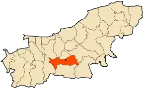 Poziția localității Beni Amrane