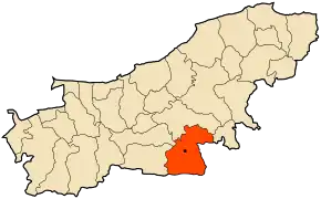 Poziția localității Chabet el Ameur