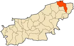 Poziția localității Dellys