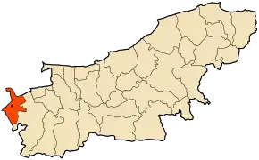 Poziția localității Hammedi