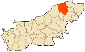 Poziția localității Sidi Daoud