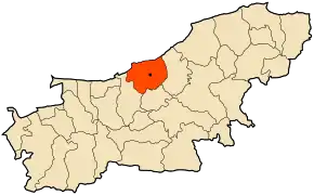 Poziția localității Zemmouri