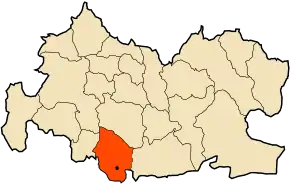 Poziția localității Ammari