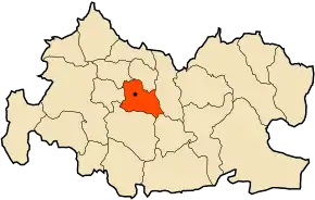 Poziția localității Beni Lahcene