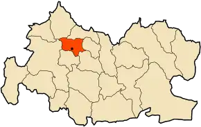 Poziția localității Bordj Bou Naama