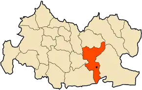 Poziția localității Khemisti