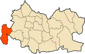 Poziția localității Melaab