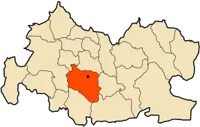 Poziția localității Sidi Abed