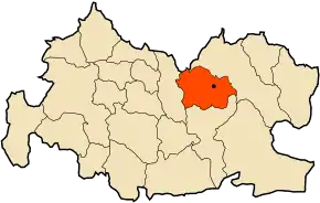 Poziția localității Sidi Boutouchent