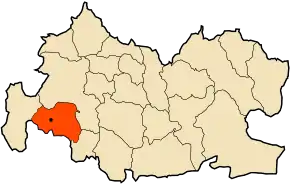 Poziția localității Sidi Lantri