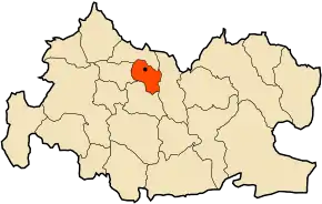 Poziția localității Sidi Slimane