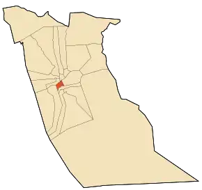 Η θέση του Ελ Ουέντ στην ομώνυμη επαρχία