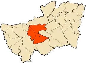 Poziția localității M'daourouch