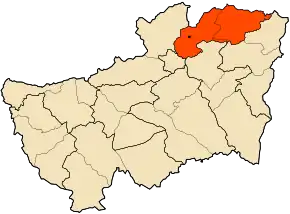 Poziția localității Ouled Driss