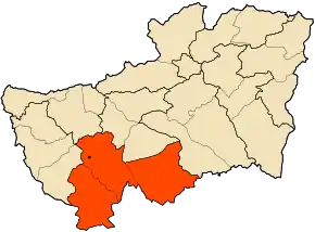 Poziția localității Oum El Adhaim